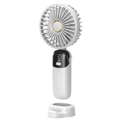 Porodo Lifestyle Chillo Flex Portable Handheld Fan with 5 Adjustable Speed Levels