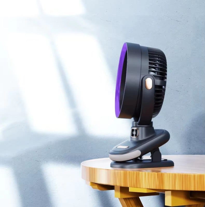 S6 Circulation Fan - 3-in-1 Smart Desktop Fan with Digital Display & 10000mAh Battery detail view