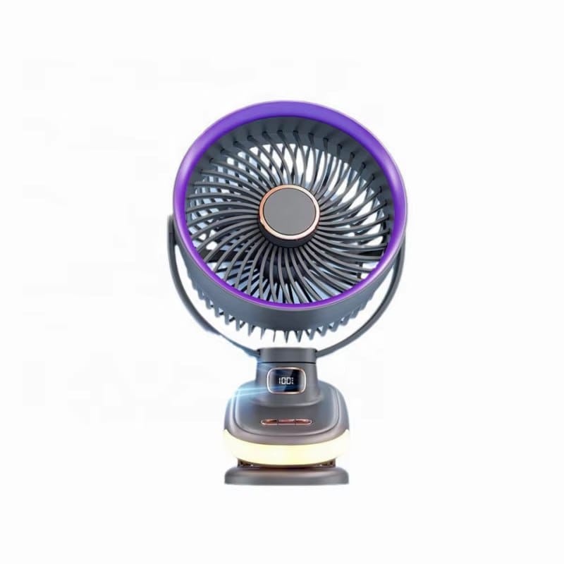 S6 Circulation Fan - 3-in-1 Smart Desktop Fan with Digital Display & 10000mAh Battery