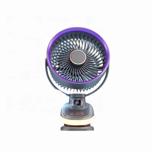 S6 Circulation Fan - 3-in-1 Smart Desktop Fan with Digital Display & 10000mAh Battery