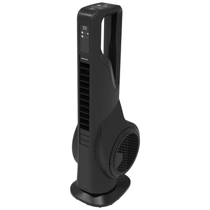 Porodo Lifestyle Coolbreeze 70W Smart Tower Fan with Aromatherapy & Air Purification - Black