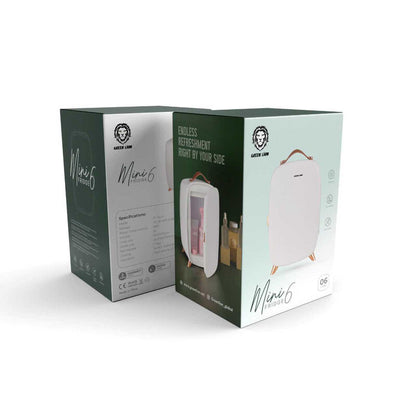 Green Lion Makeup Mini Fridge 6L 18W - White